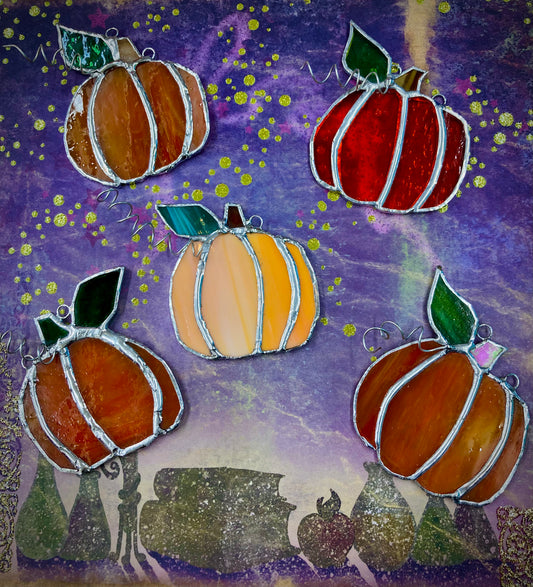 Intermediate Stained Glass: Pumpkins (2 Day Class)